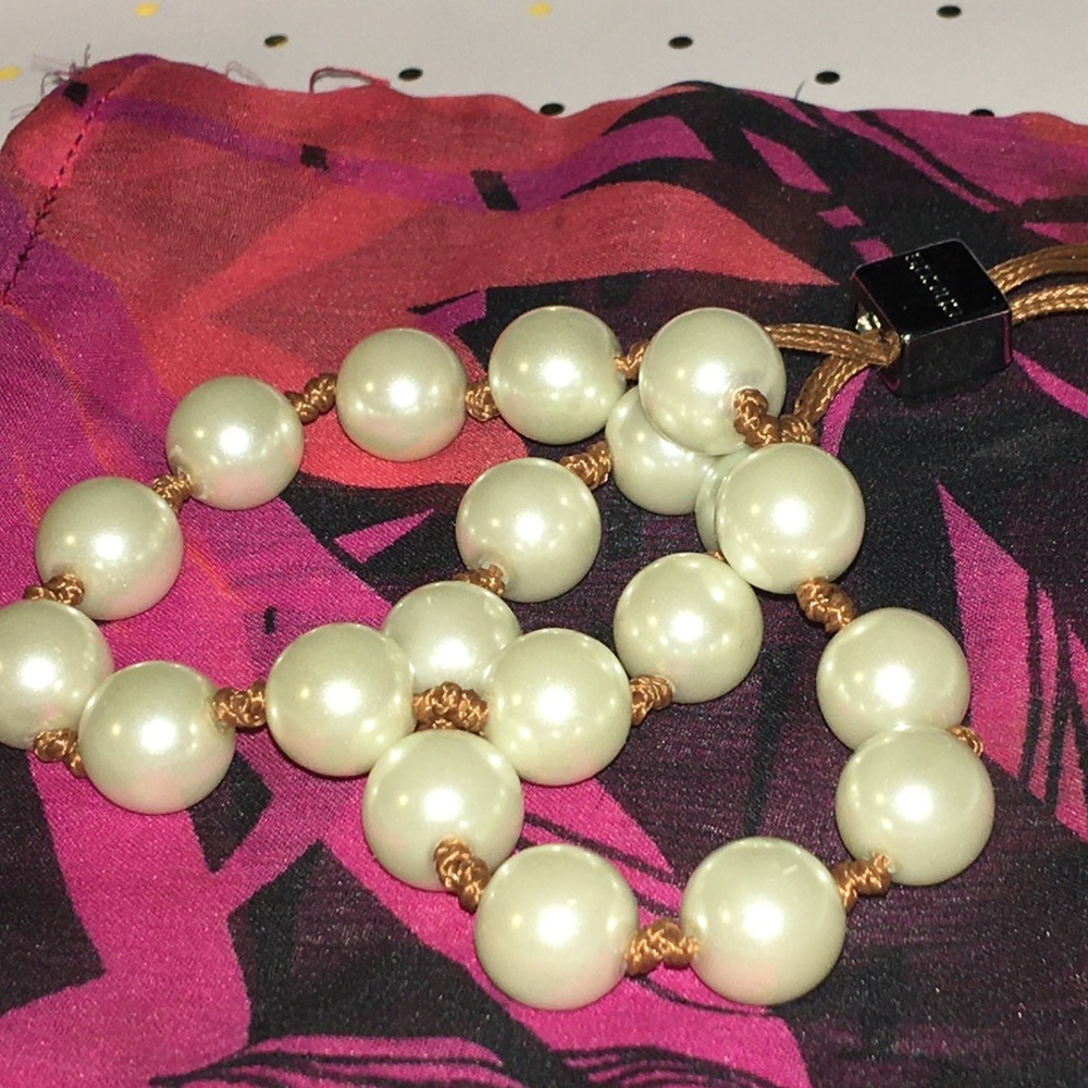 Chico's Mock Pearl Bracelet